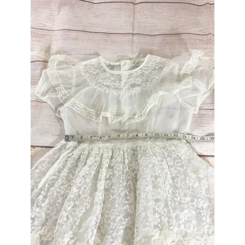 Vintage 1950's First Lady of The Party By Merry Girl - Girls Mesh Dress - No Siz - Picture 11 of 13